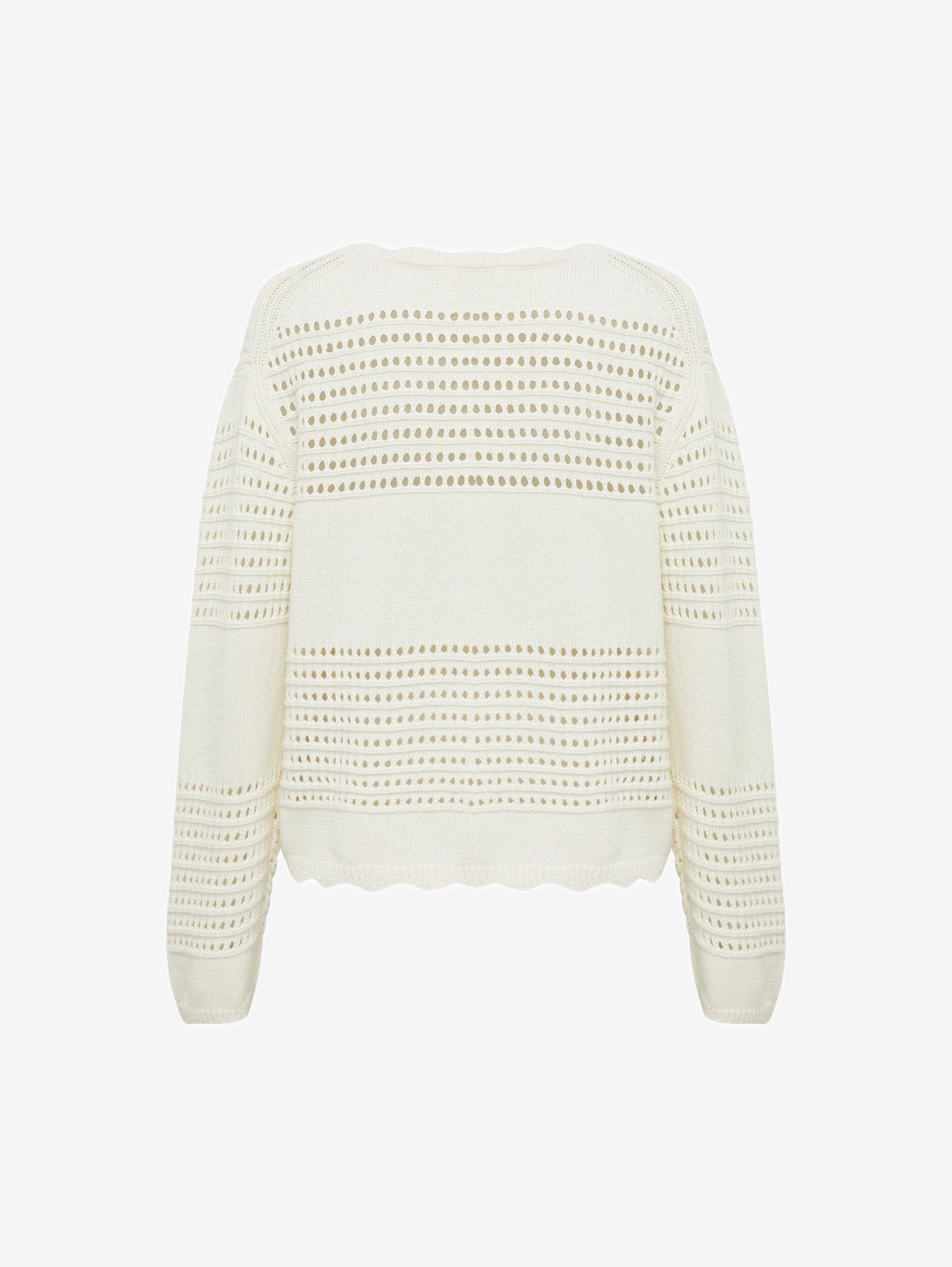 Margot Crochet Sweater Knitwear Iris and Wool 