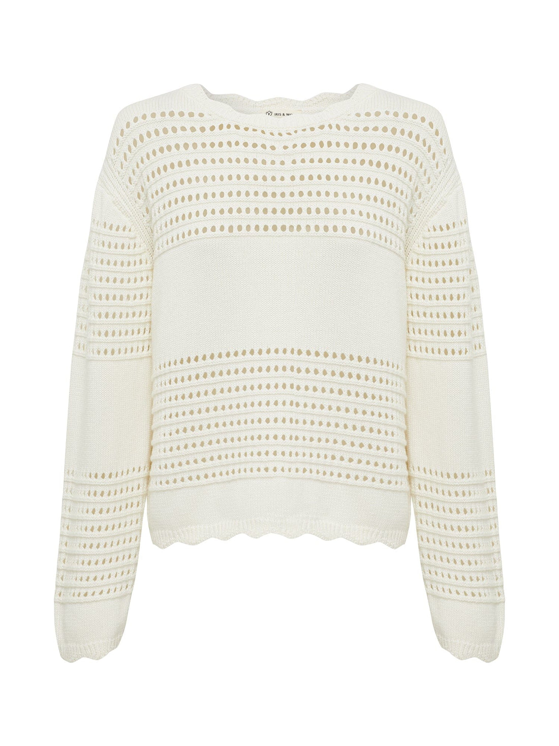 Margot Crochet Sweater Knitwear Iris and Wool 