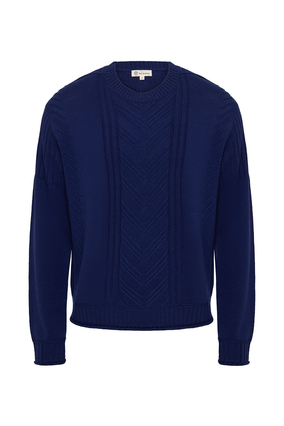 Mens' Gansey Sweater Knitwear Iris and Wool 