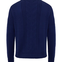 Mens' Gansey Sweater Knitwear Iris and Wool 