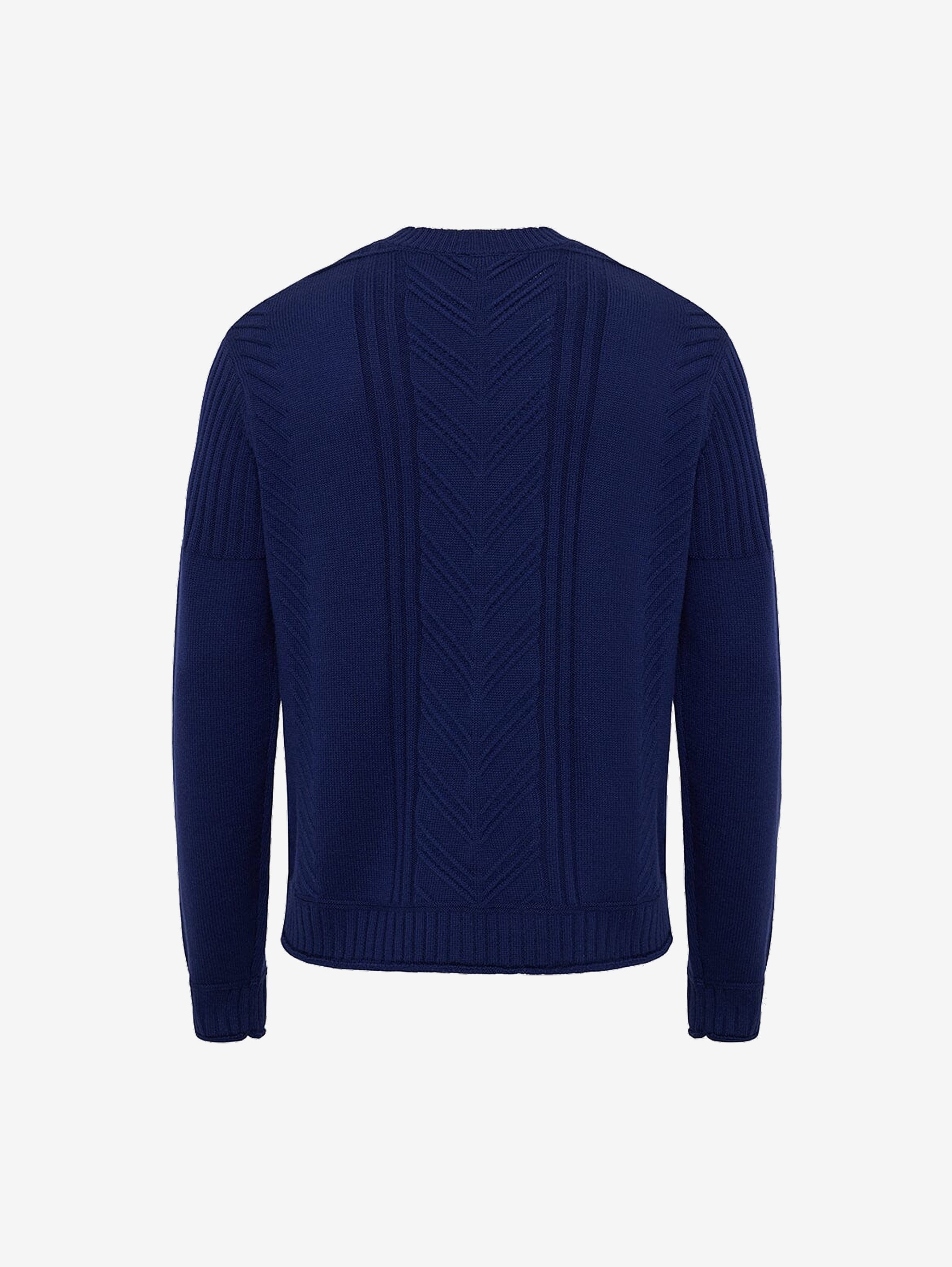 Mens' Gansey Sweater Knitwear Iris and Wool 