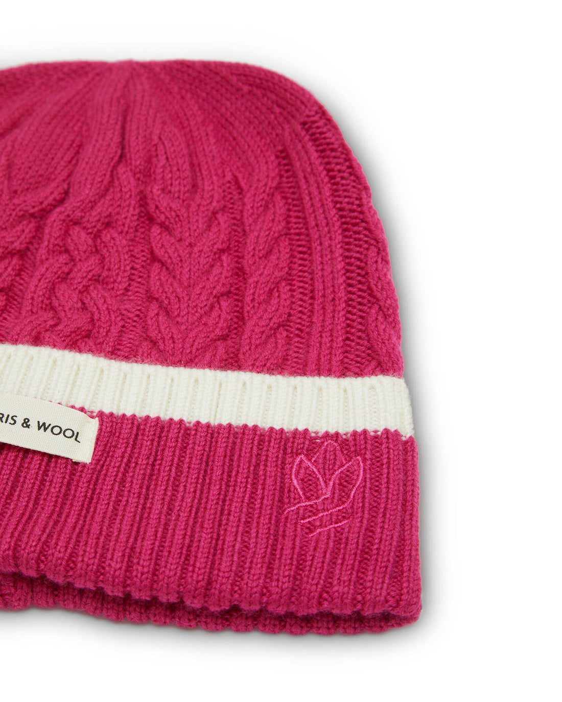 Merino Wool Plait Beanie beanie Iris and Wool 