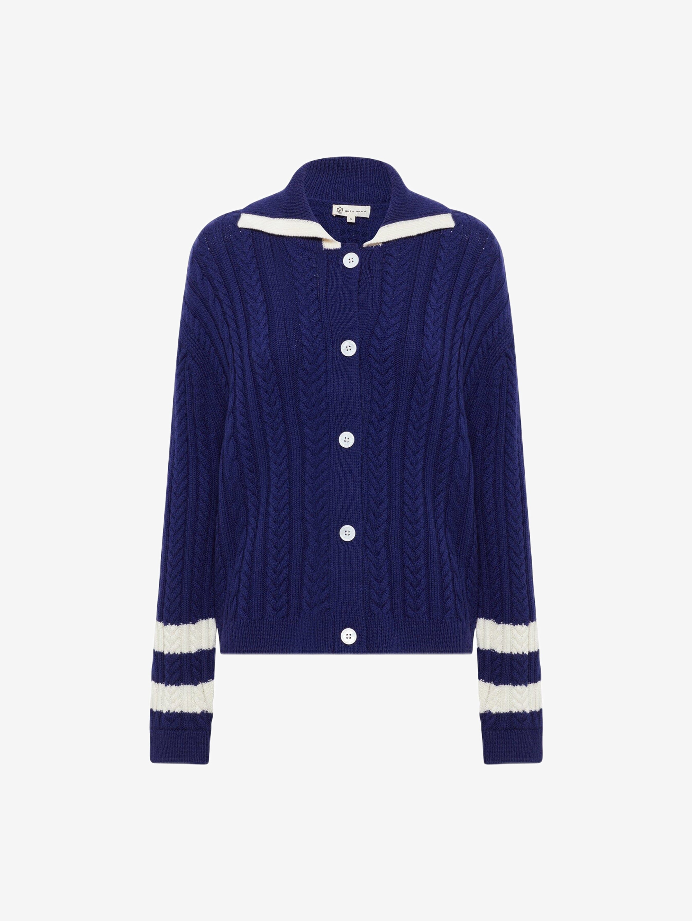 Petrisse Cardigan Knitwear Iris and Wool 