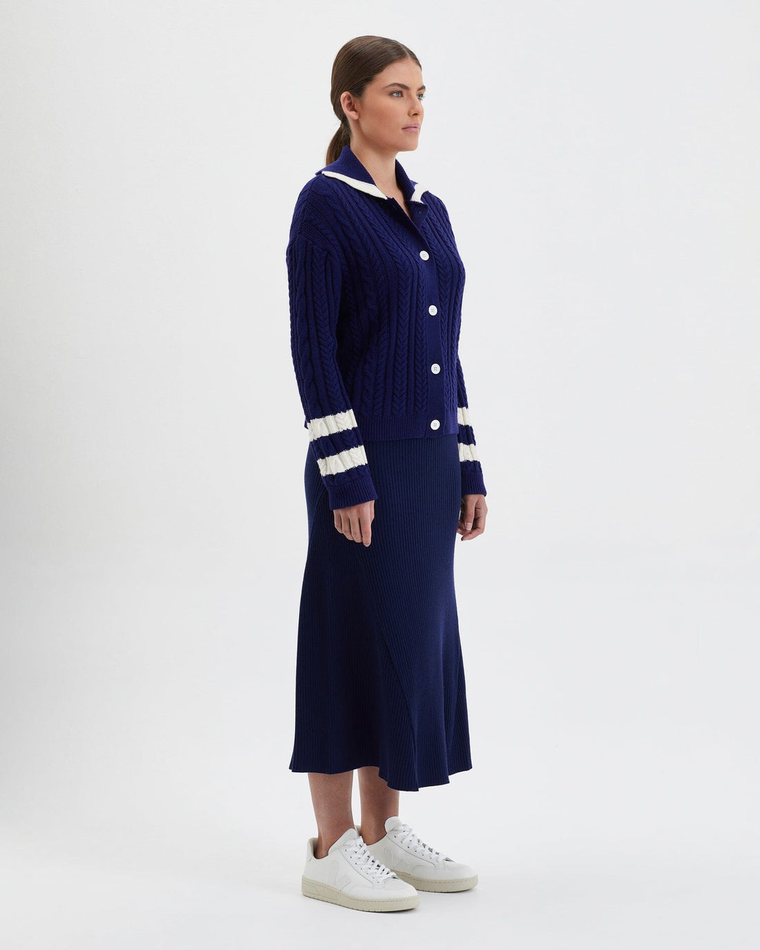 Petrisse Cardigan Knitwear Iris and Wool 