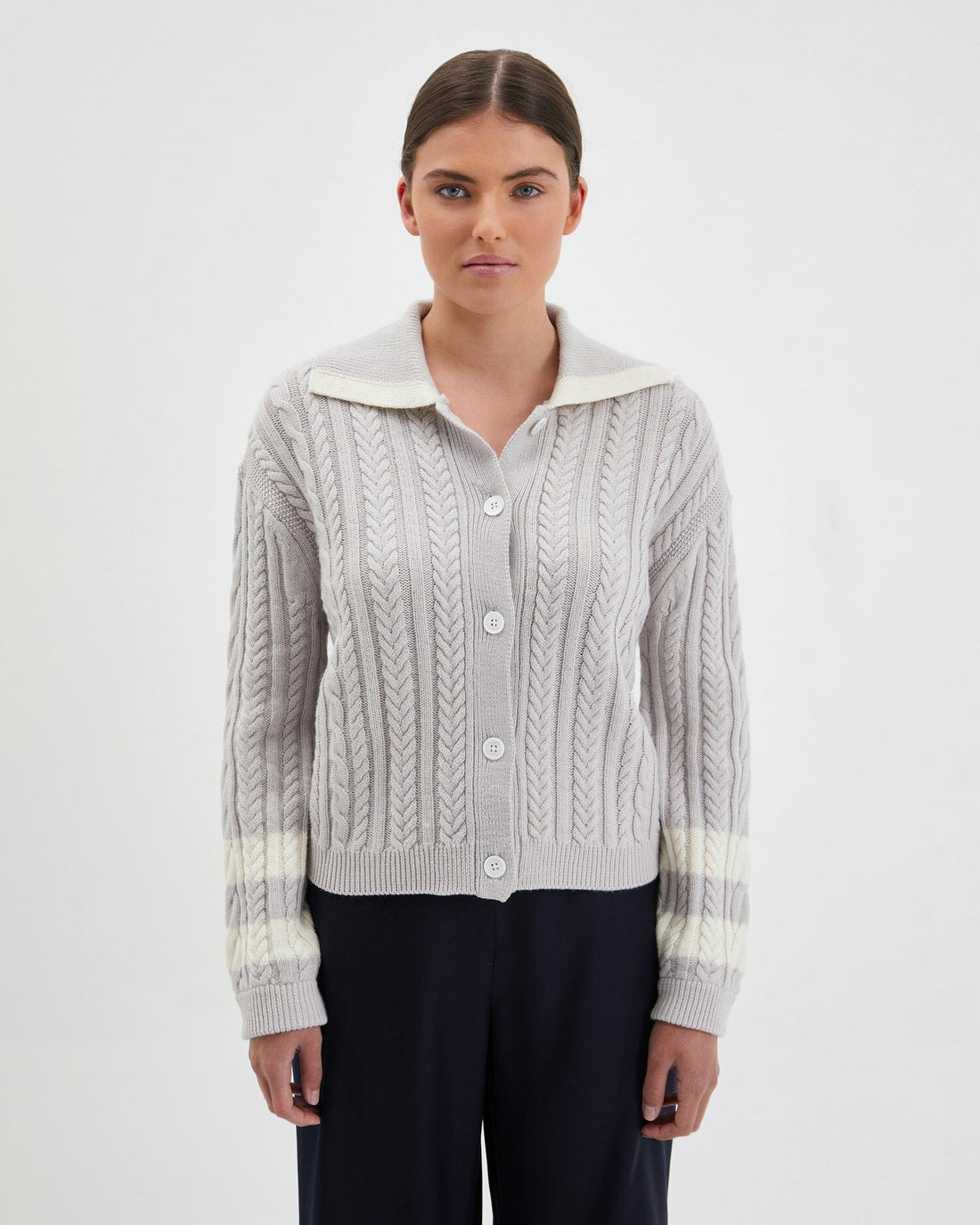 Petrisse Cardigan Knitwear Iris and Wool 