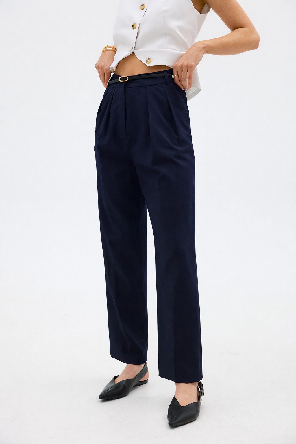 Pleated Pants Pants Iris and Wool 