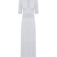 Pointelle Wool Dress Knitwear Iris and Wool 