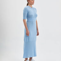 Pointelle Wool Dress Knitwear Iris and Wool 