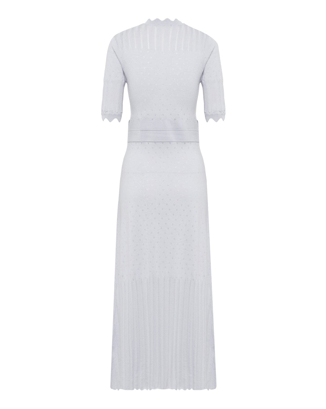 Pointelle Wool Dress Knitwear Iris and Wool 