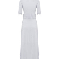 Pointelle Wool Dress Knitwear Iris and Wool 