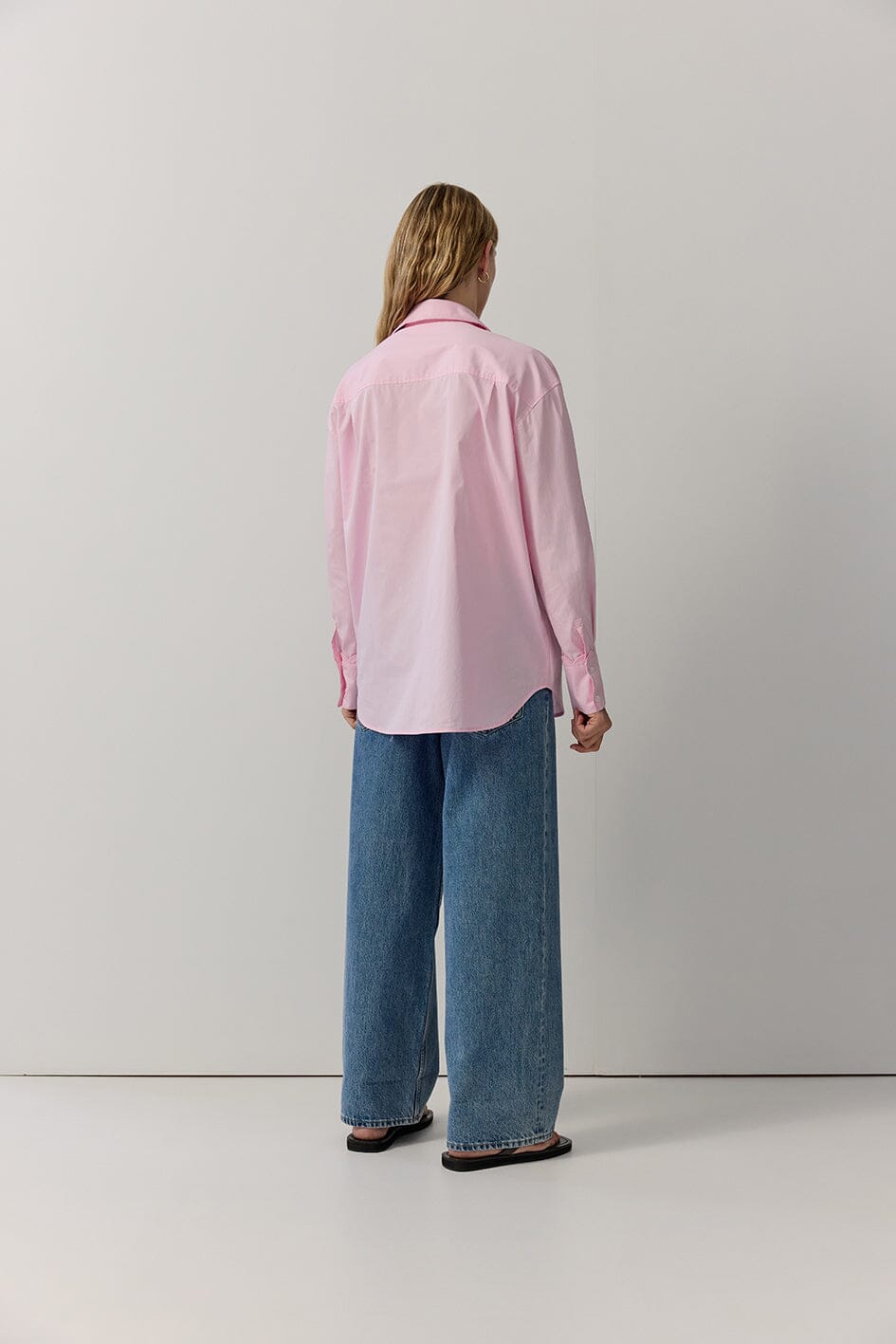 Poplin Scallop Edge Shirt Shirts & Tops Iris and Wool 