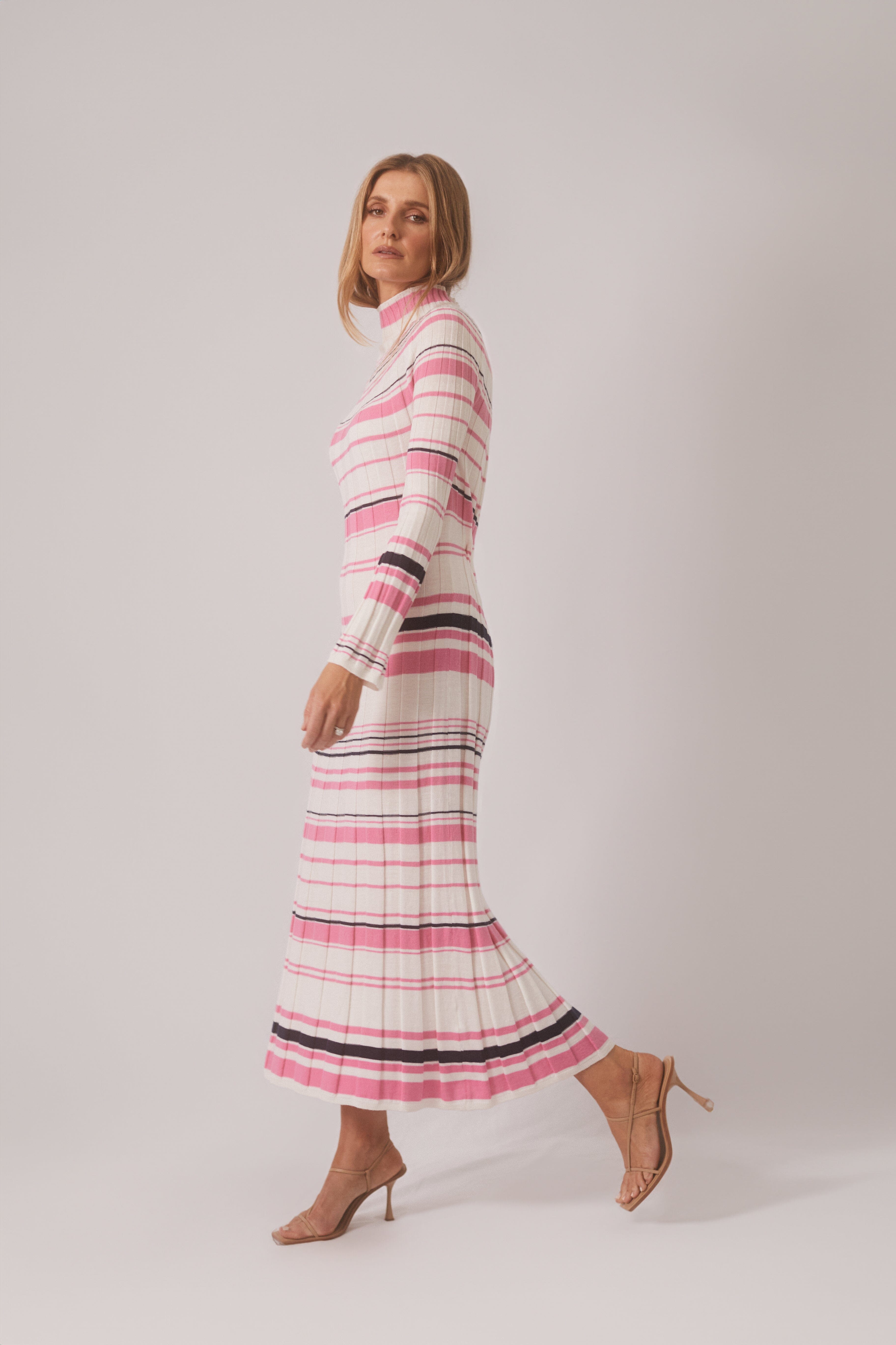 Poppy Dress Knitwear Iris and Wool 