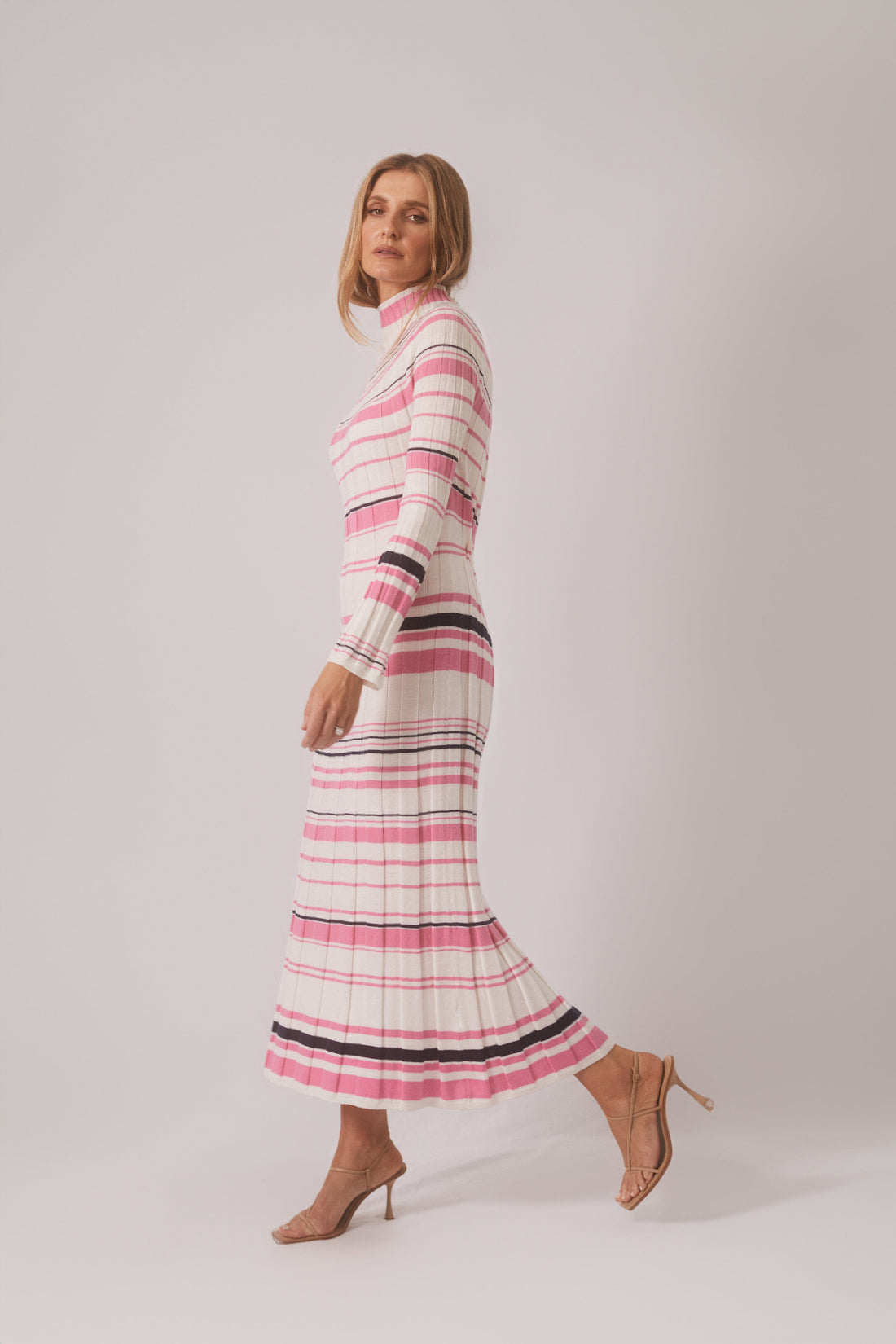 Poppy Dress Knitwear Iris and Wool 