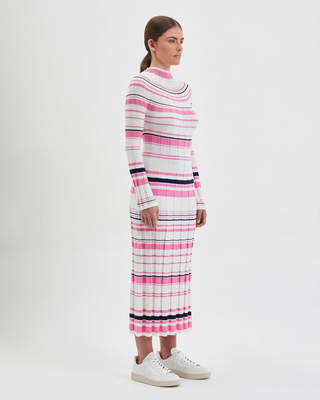 Poppy Dress Knitwear Iris and Wool 