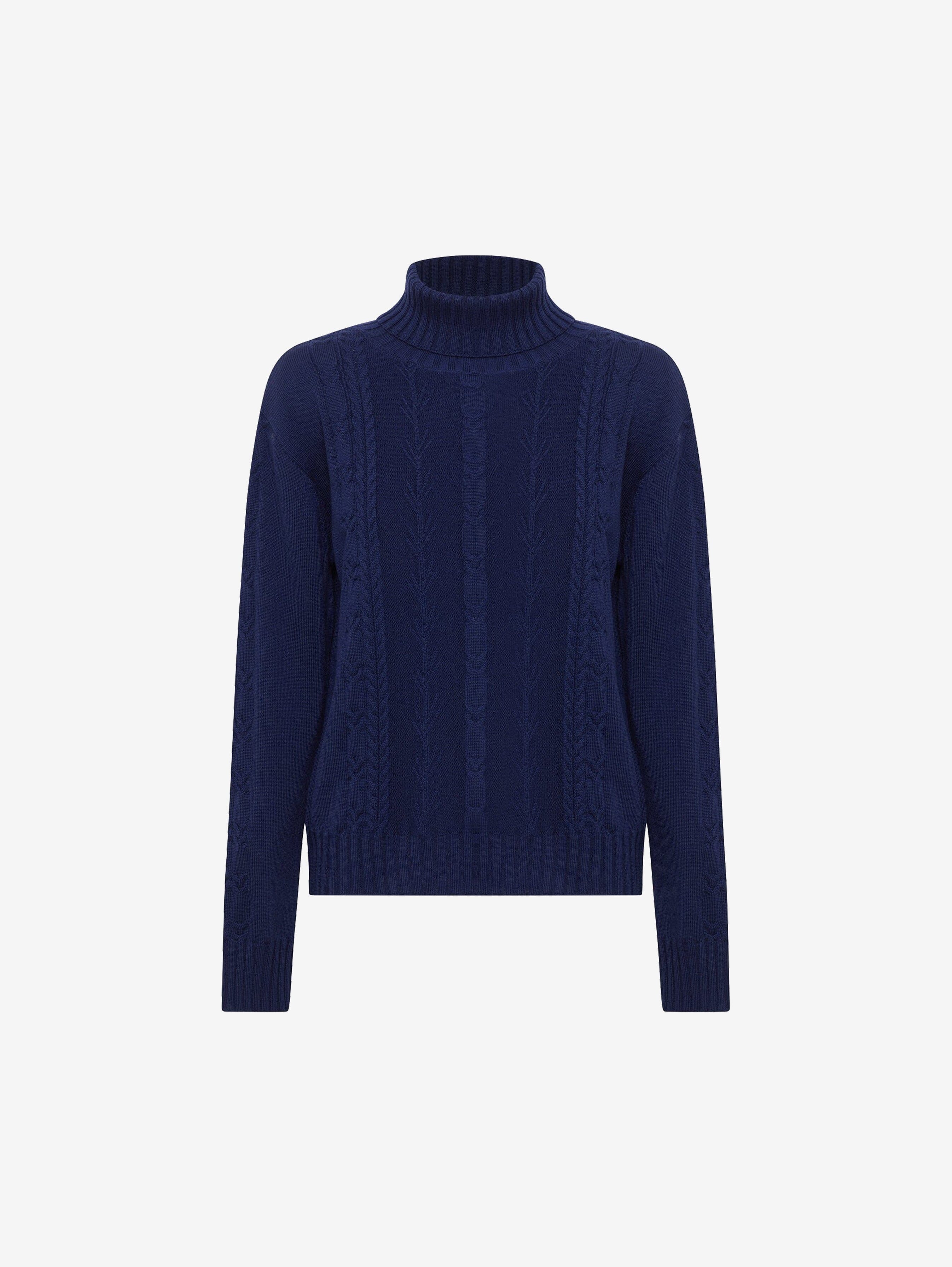 Quirindi Cable Knitwear Iris and Wool 