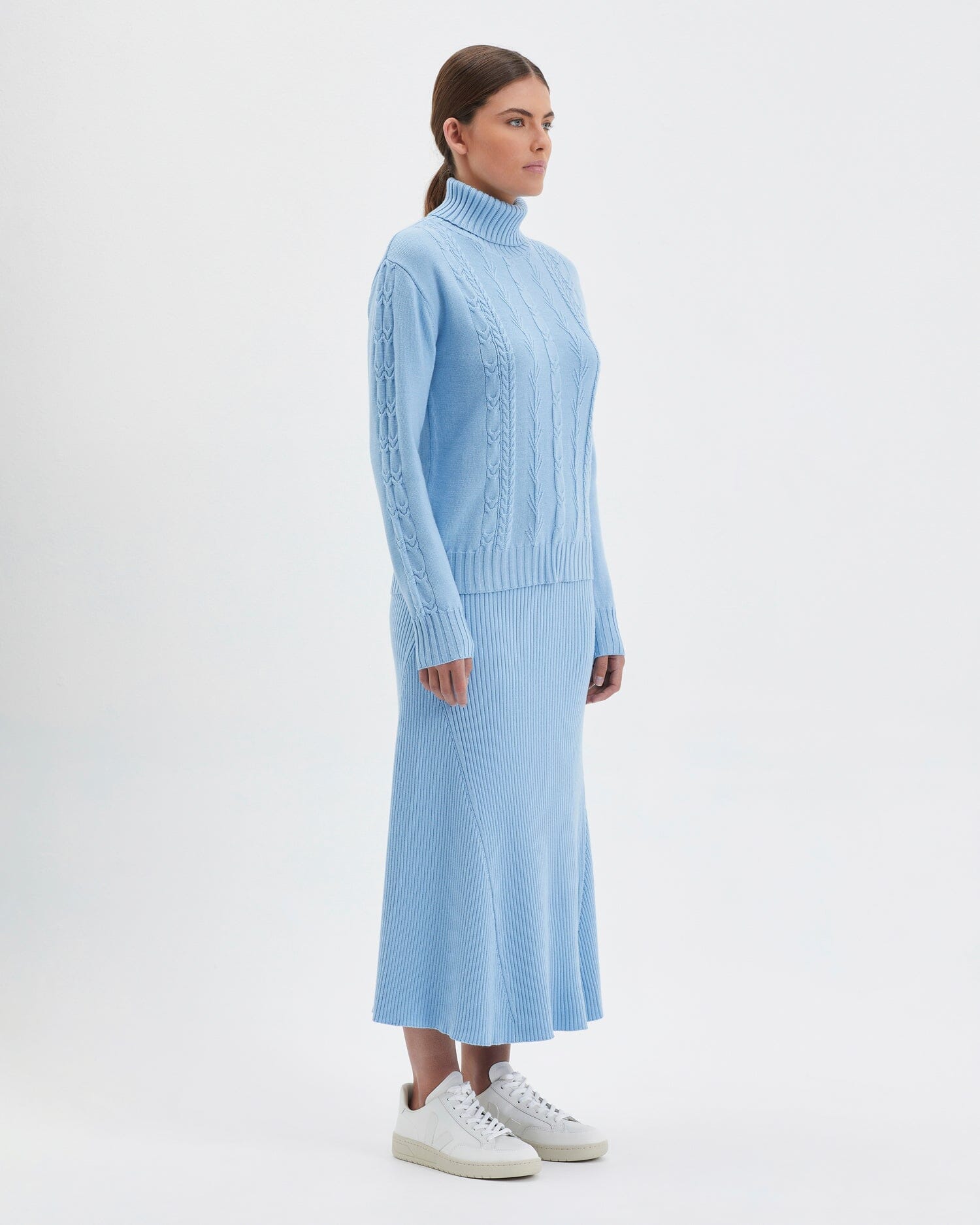 Quirindi Cable Knitwear Iris and Wool 