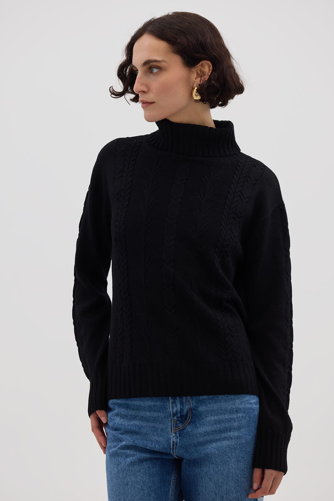 Quirindi Cable Knitwear Iris and Wool 