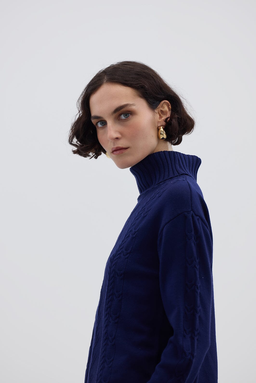 Quirindi Cable Knitwear Iris and Wool 