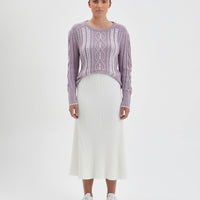Rachel Skirt Knitwear Iris and Wool 