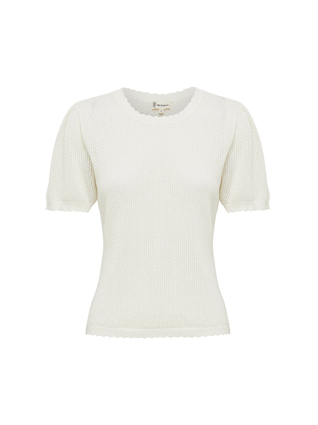 Ruby Pointelle Top Shirts & Tops Iris and Wool 