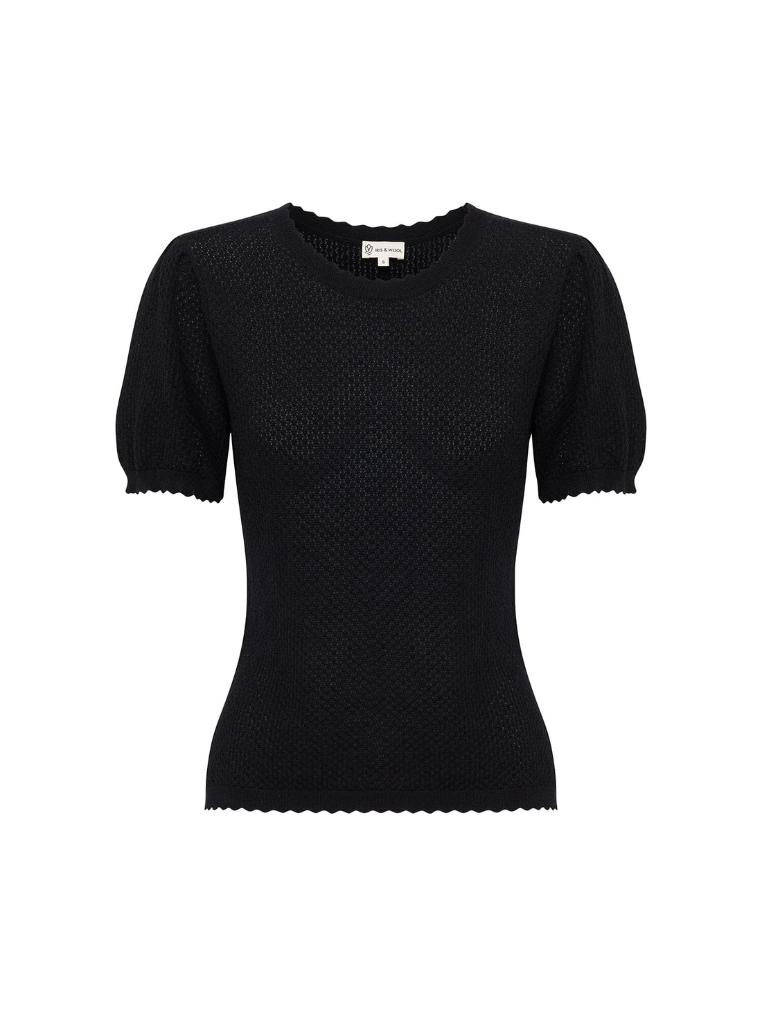 Ruby Pointelle Top Shirts & Tops Iris and Wool 