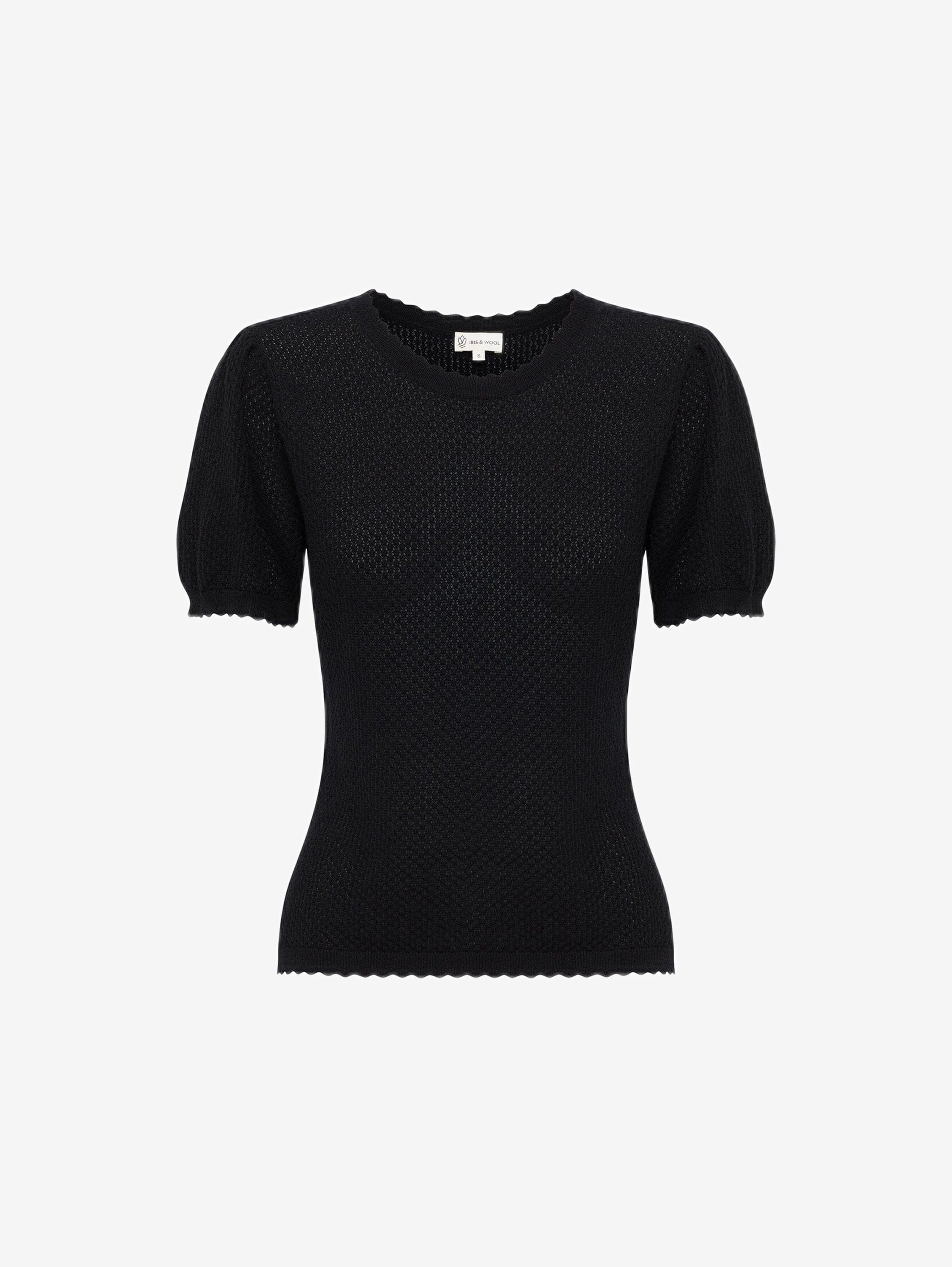 Ruby Pointelle Top Shirts & Tops Iris and Wool 