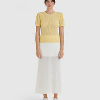 Ruby Pointelle Top Shirts & Tops Iris and Wool 