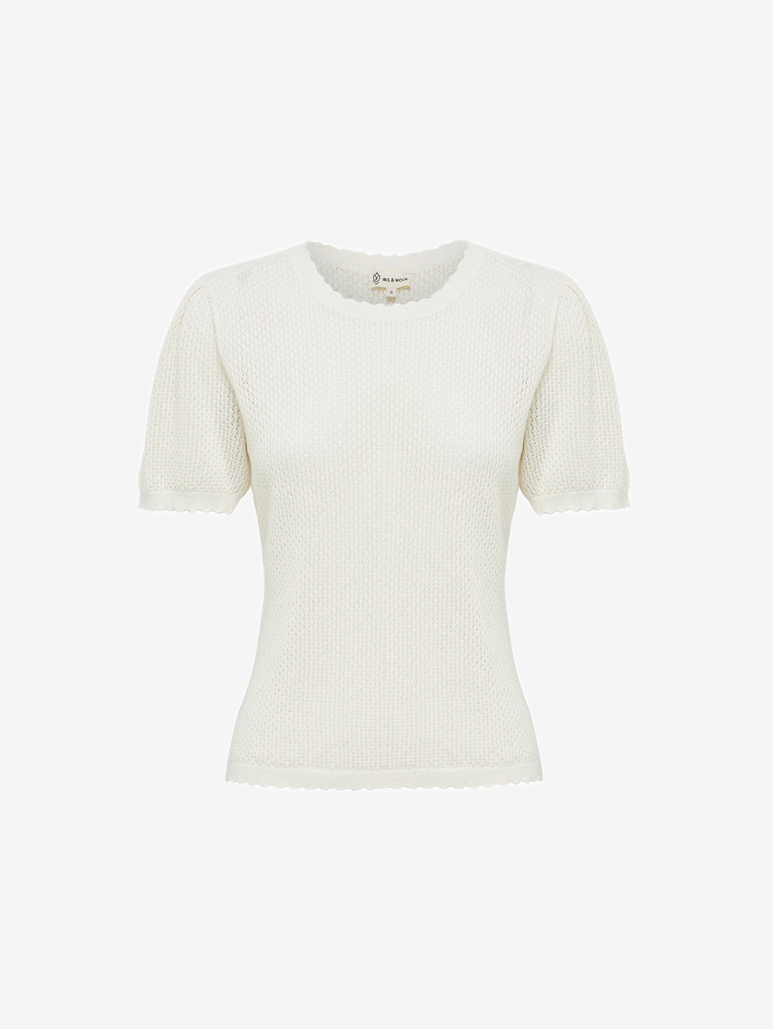 Ruby Pointelle Top Shirts & Tops Iris and Wool 