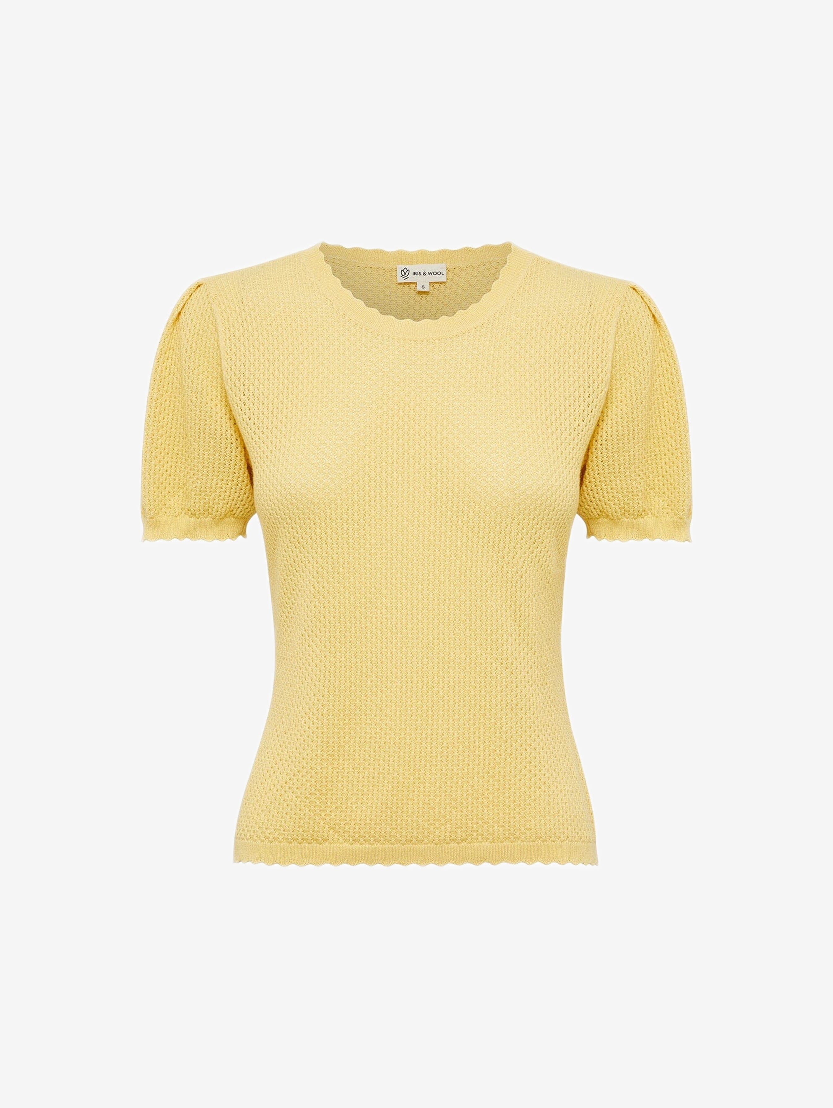 Ruby Pointelle Top Shirts & Tops Iris and Wool 