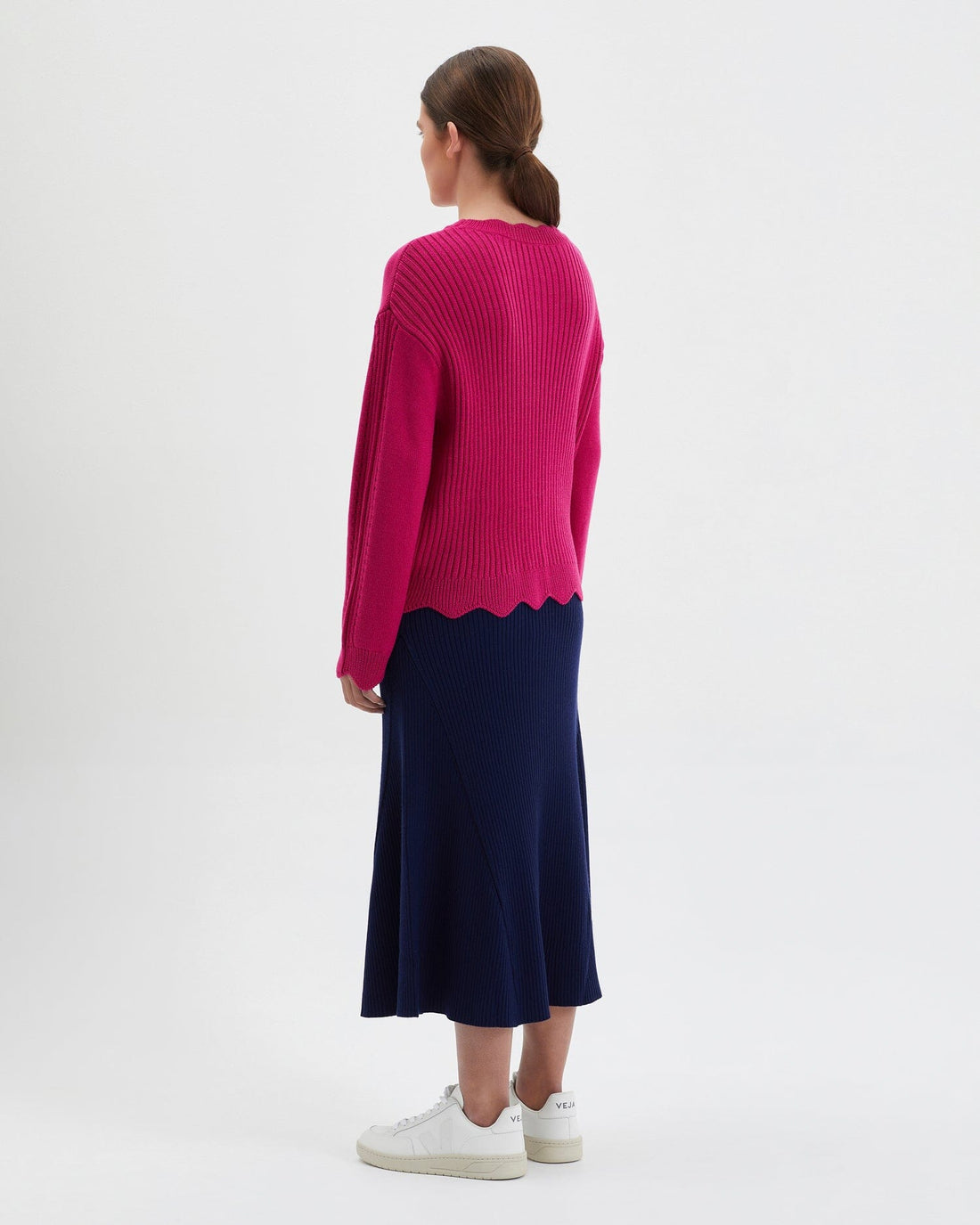 Scallop Sweater Knitwear Iris and Wool 