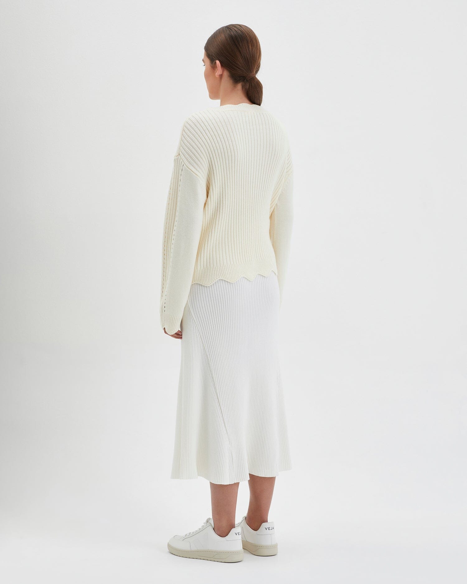 Scallop Sweater Knitwear Iris and Wool 