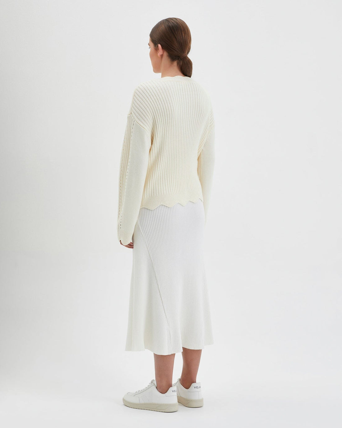 Scallop Sweater Knitwear Iris and Wool 