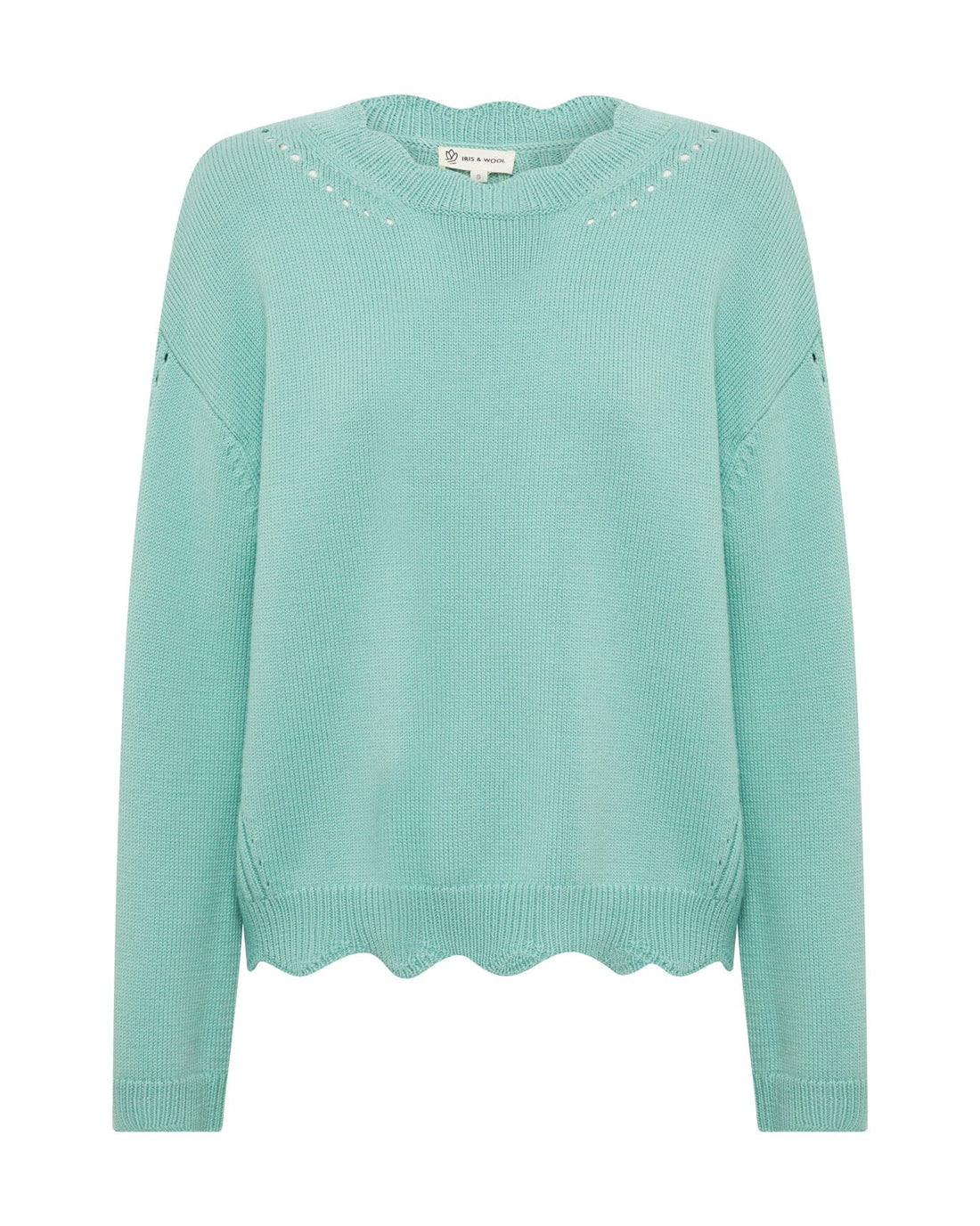 Scallop Sweater Knitwear Iris and Wool 