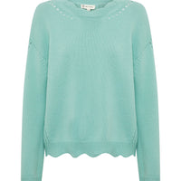 Scallop Sweater Knitwear Iris and Wool 