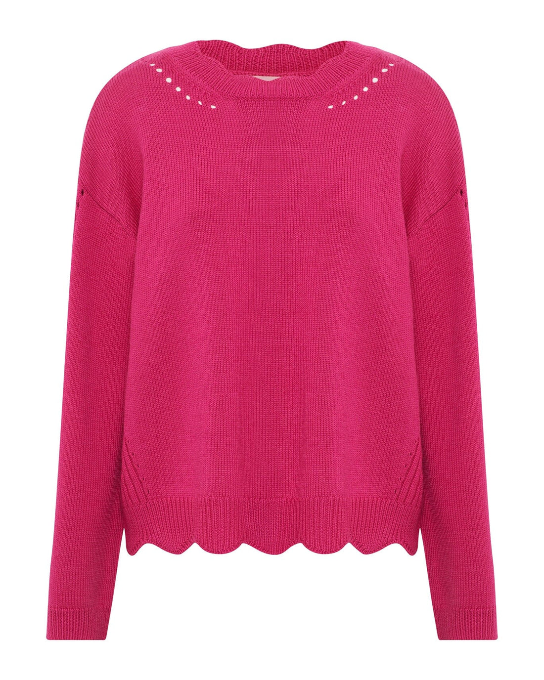 Scallop Sweater Knitwear Iris and Wool 