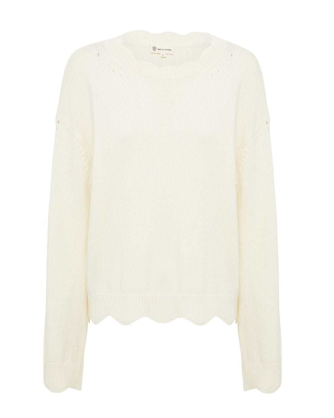 Scallop Sweater Knitwear Iris and Wool 