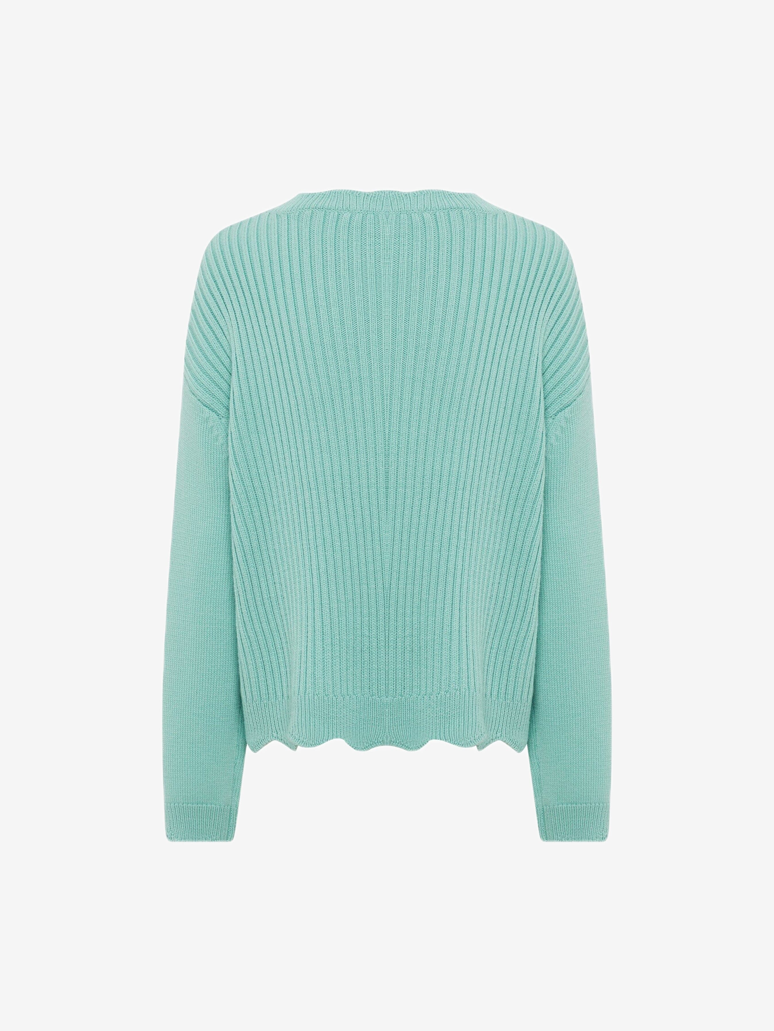 Scallop Sweater Knitwear Iris and Wool 