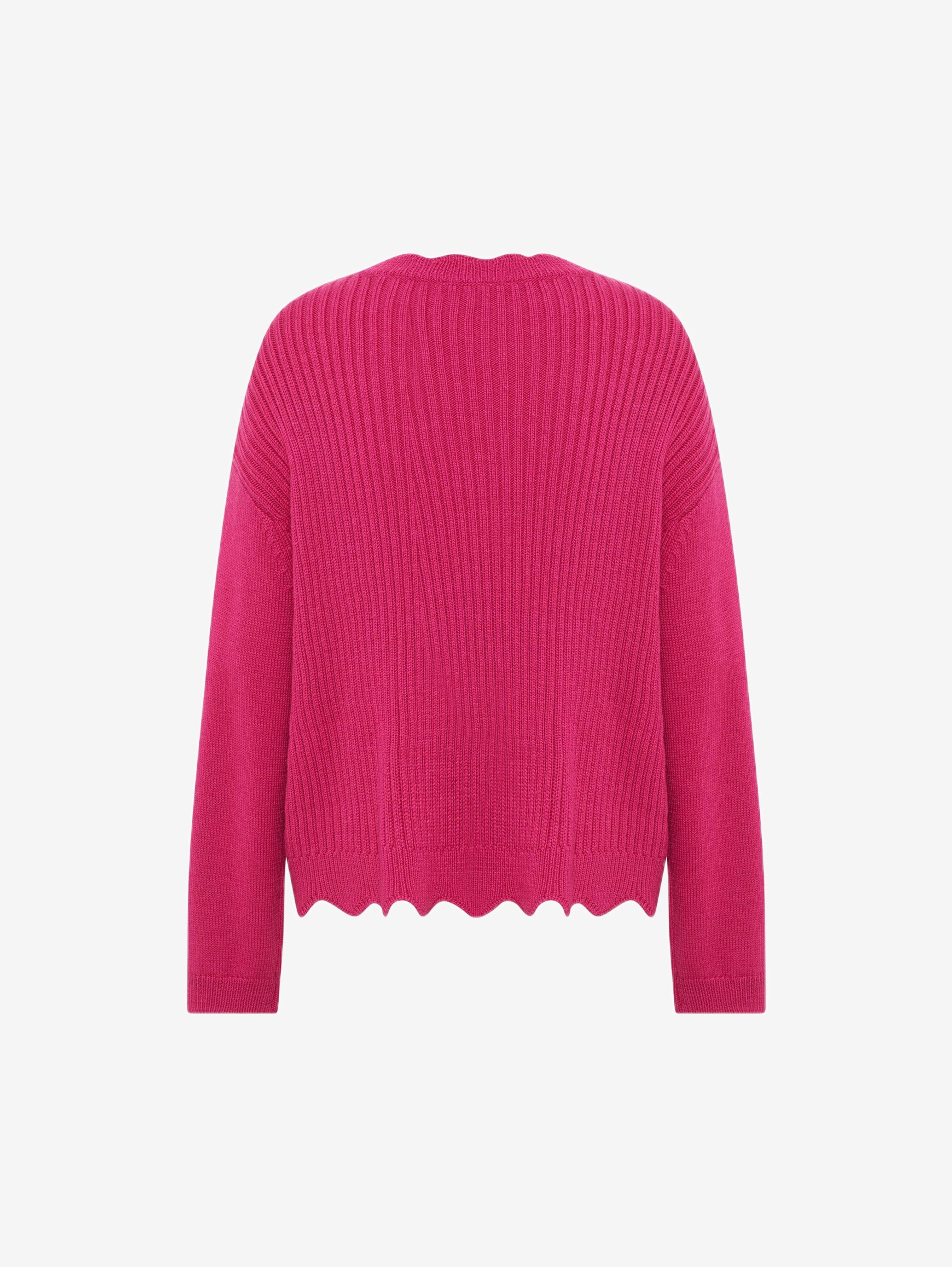 Scallop Sweater Knitwear Iris and Wool 