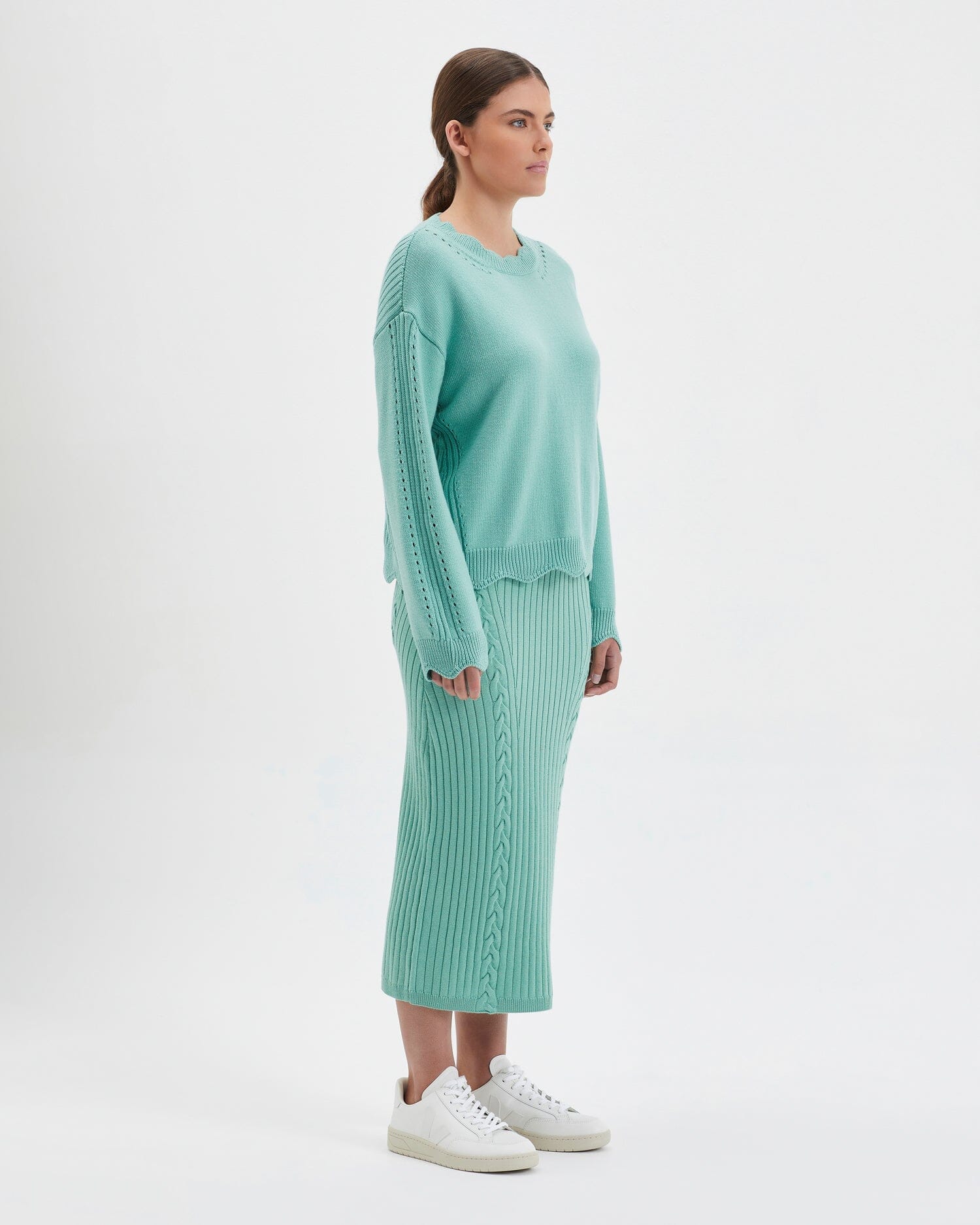 Scallop Sweater Knitwear Iris and Wool 