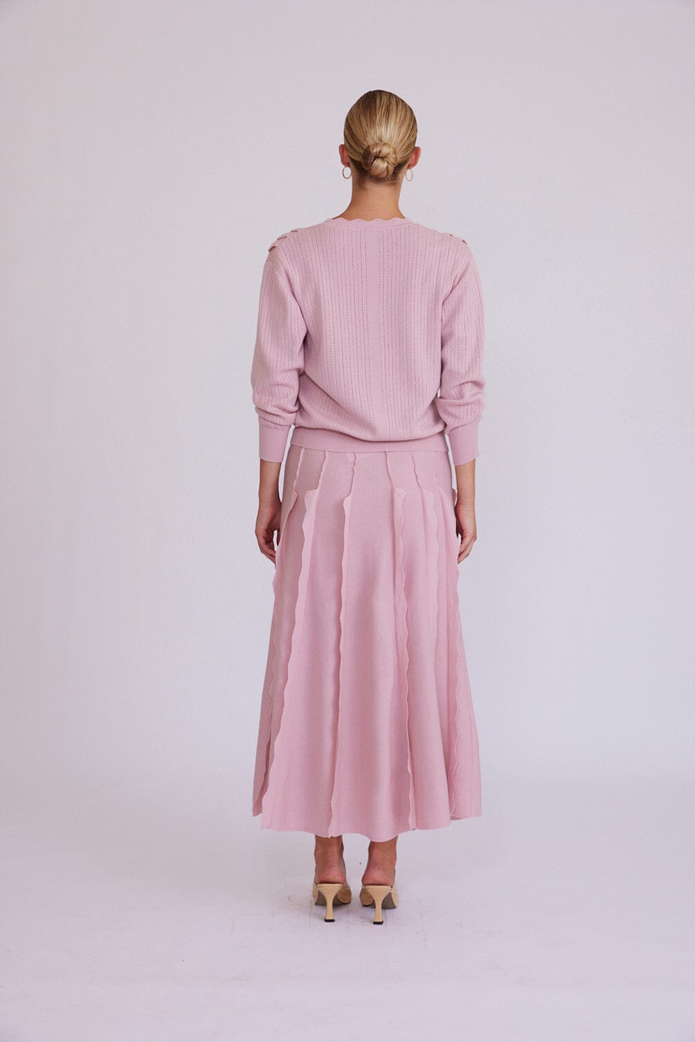 Scallop Trim Skirt Skirt Iris and Wool 