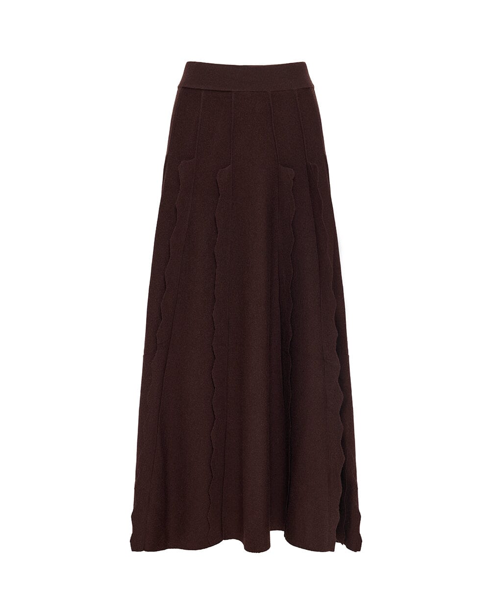 Scallop Trim Skirt Skirt Iris and Wool 
