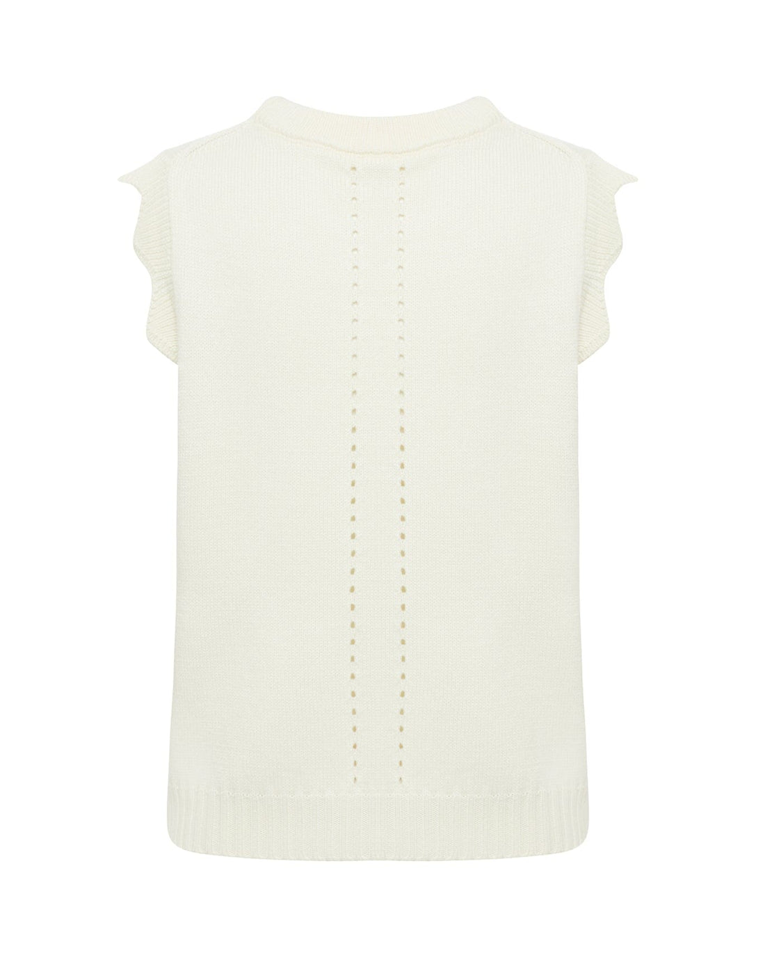 Scallop Vest Knitwear Iris and Wool 