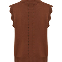 Scallop Vest Knitwear Iris and Wool 