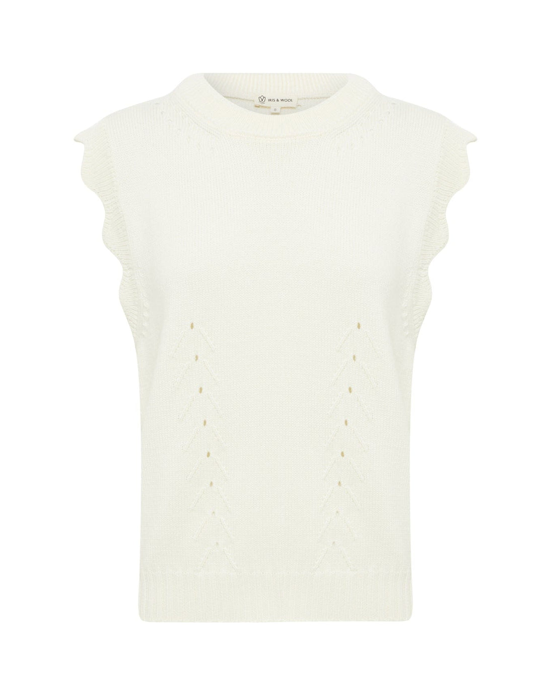 Scallop Vest Knitwear Iris and Wool 