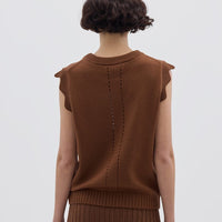 Scallop Vest Knitwear Iris and Wool 