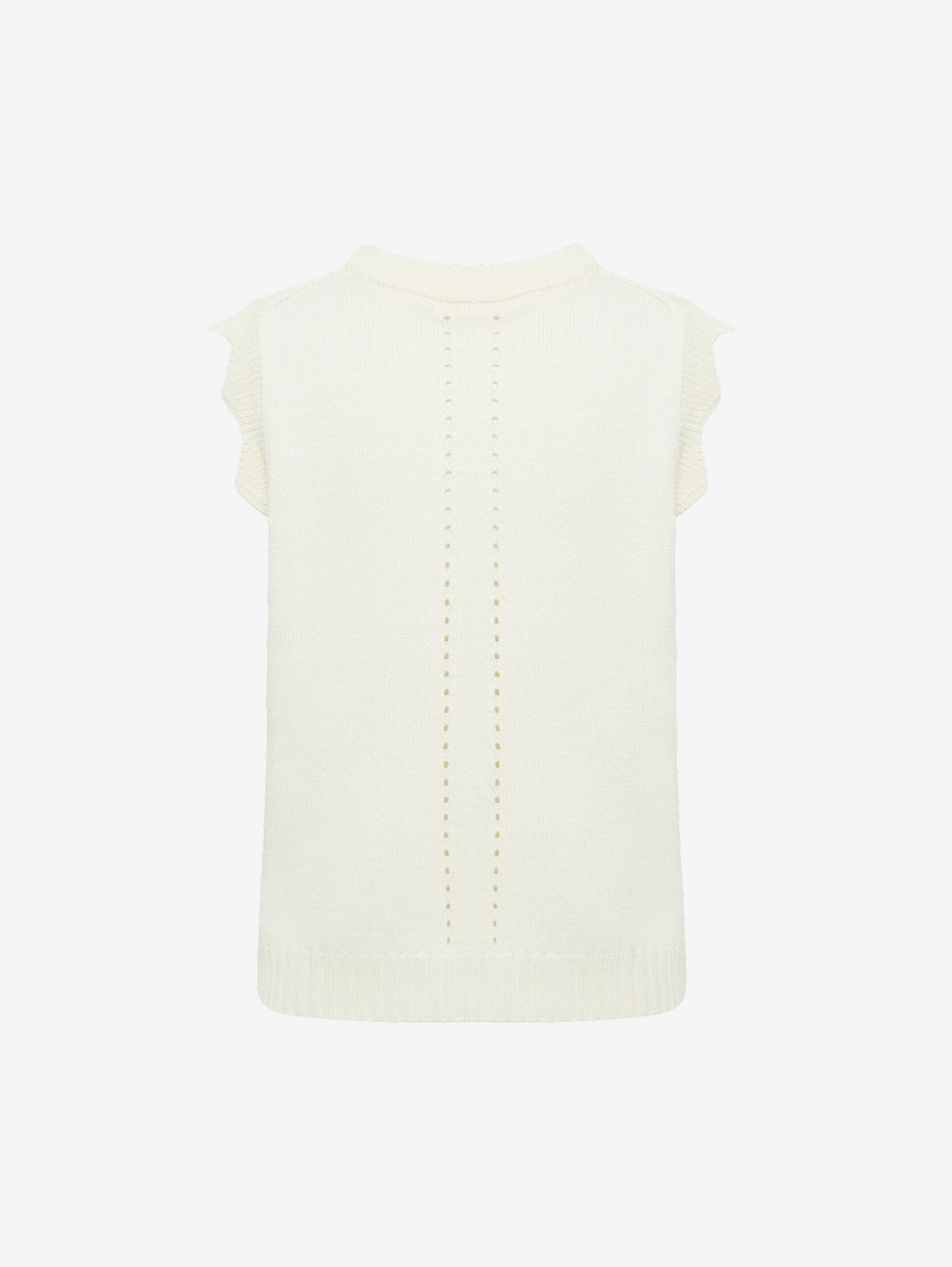 Scallop Vest Knitwear Iris and Wool 