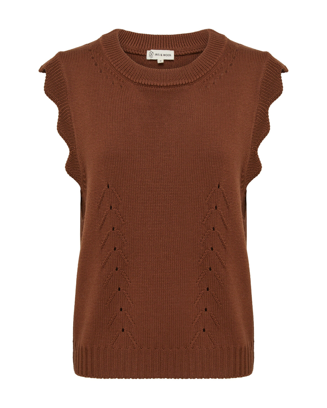 Scallop Vest Knitwear Iris and Wool 