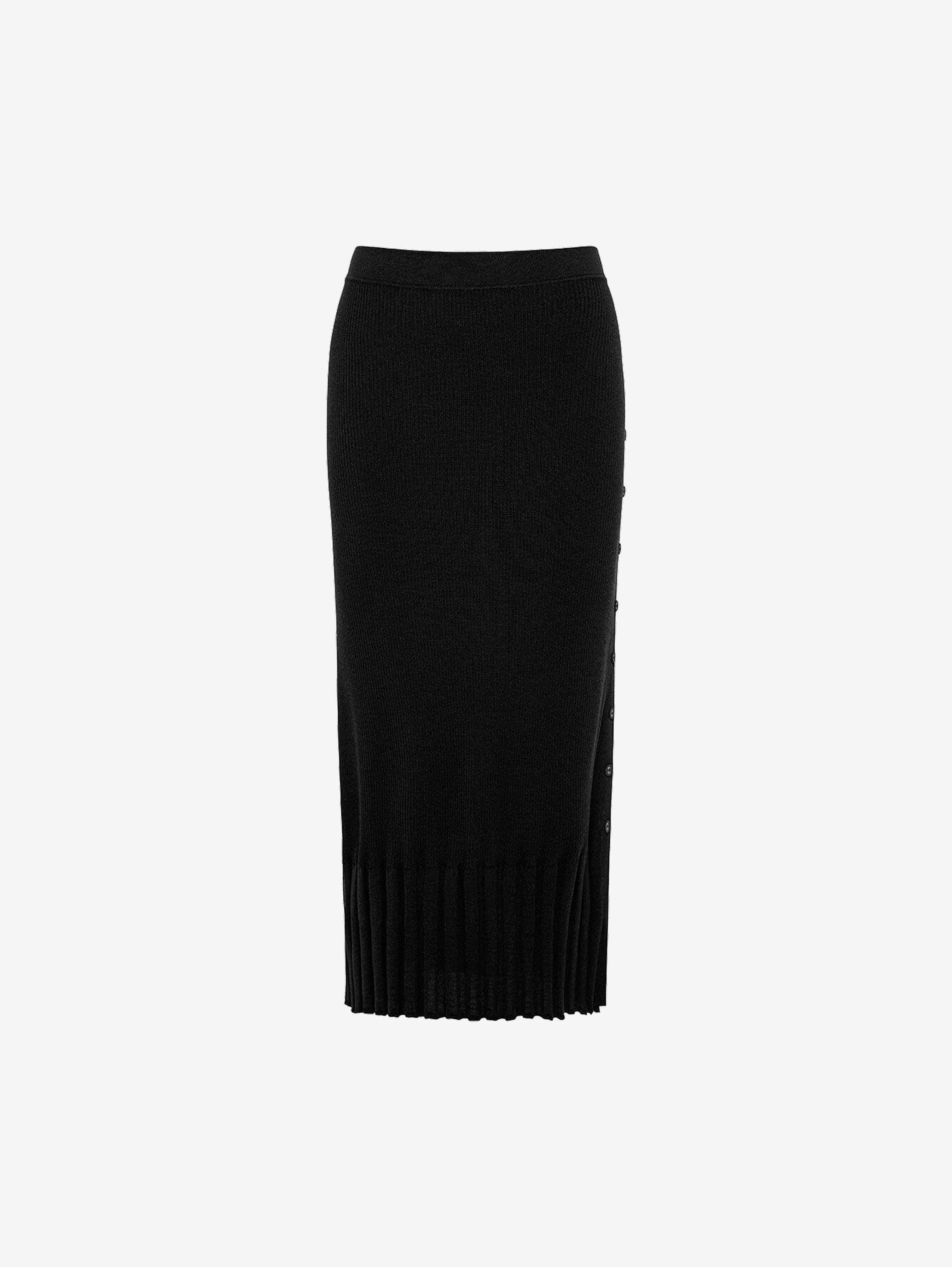 Side Button Skirt Knitwear Iris and Wool 