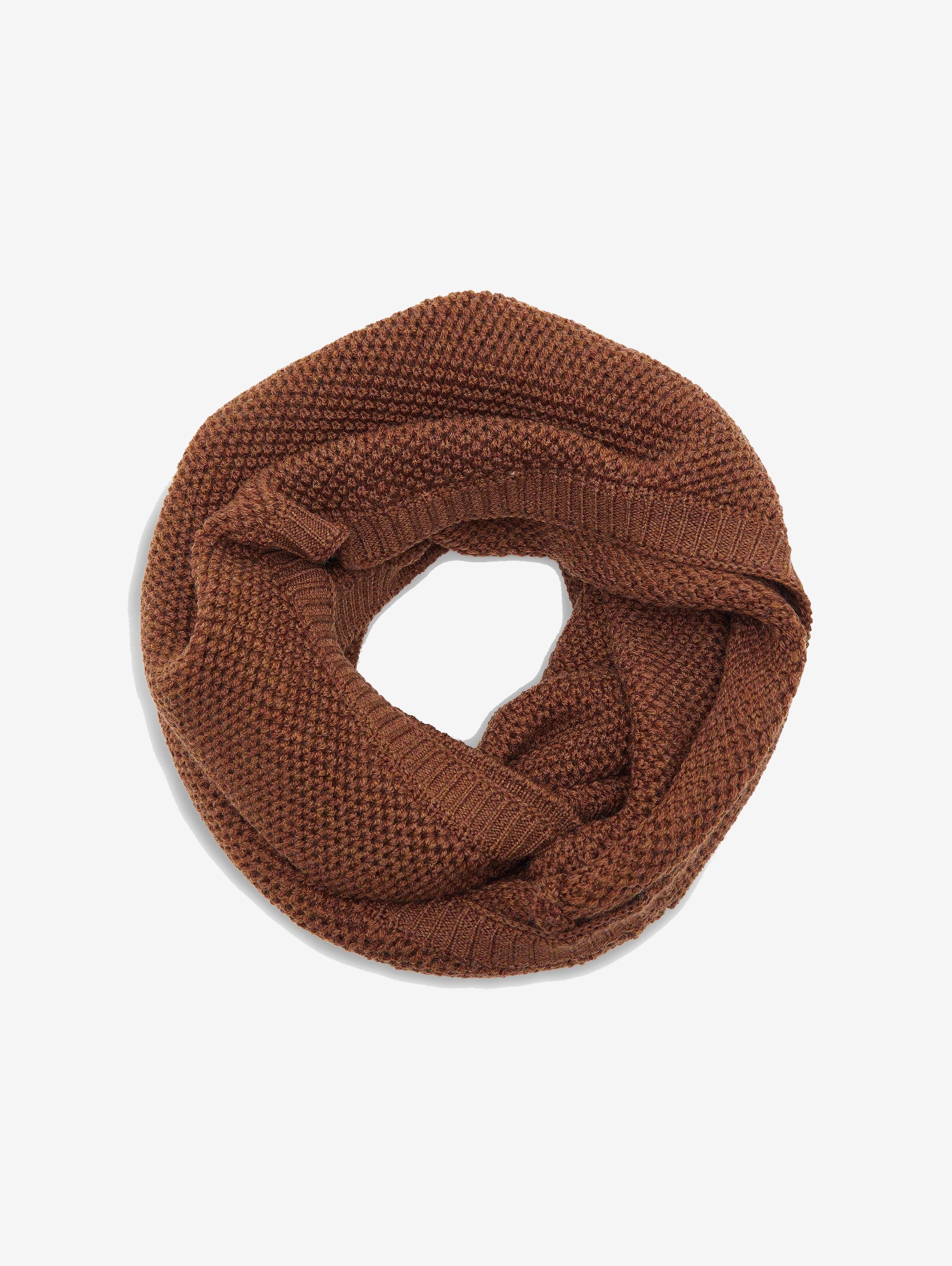 Texture Stitch Snood Scarves Iris and Wool 