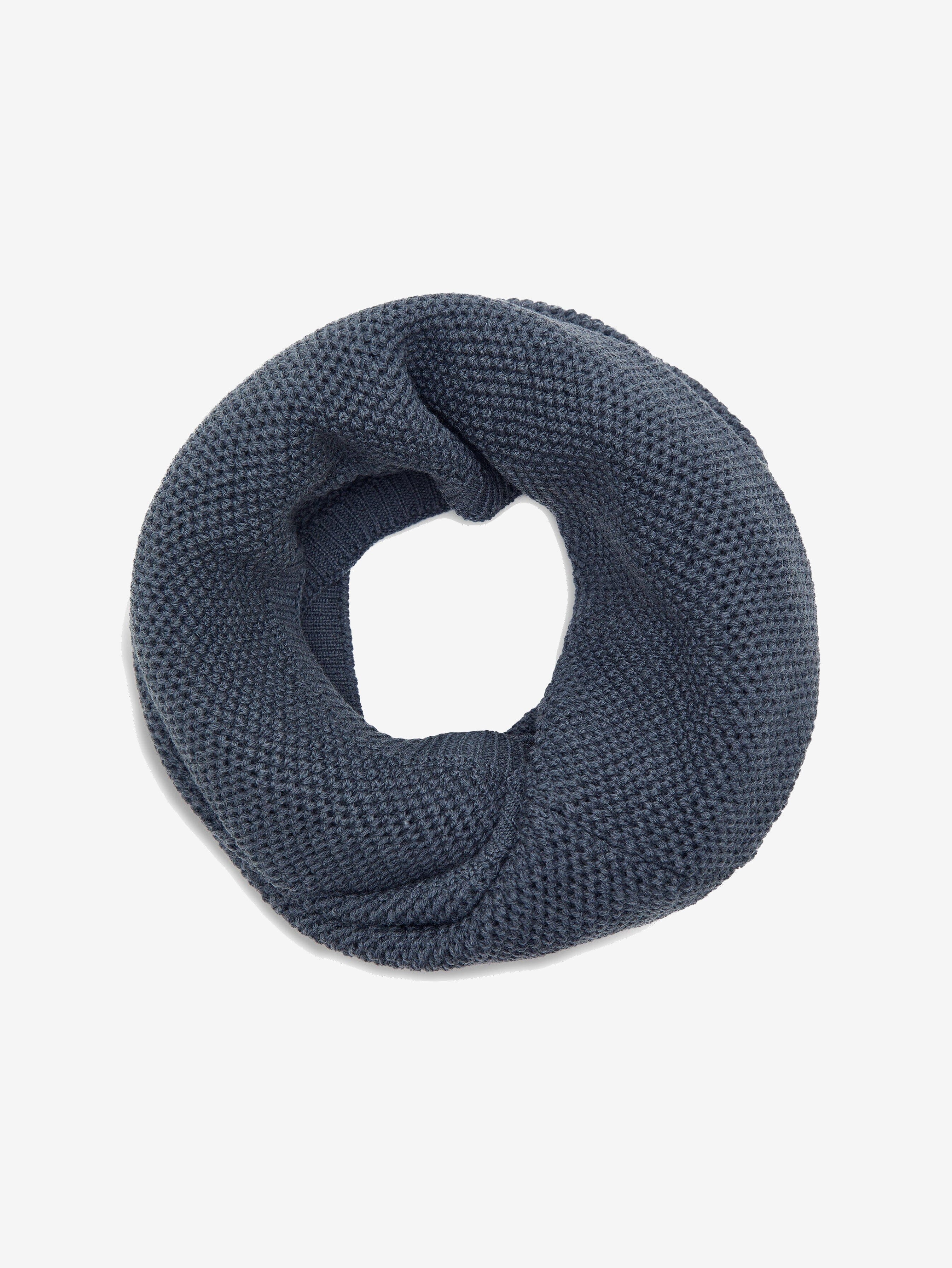 Texture Stitch Snood Scarves Iris and Wool 